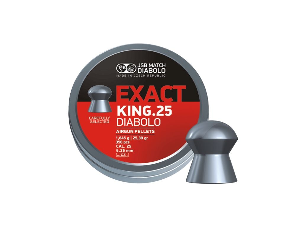 JSB Exact King 6.35 mm Havalı Saçma (25,39 Grain - 350 Adet)