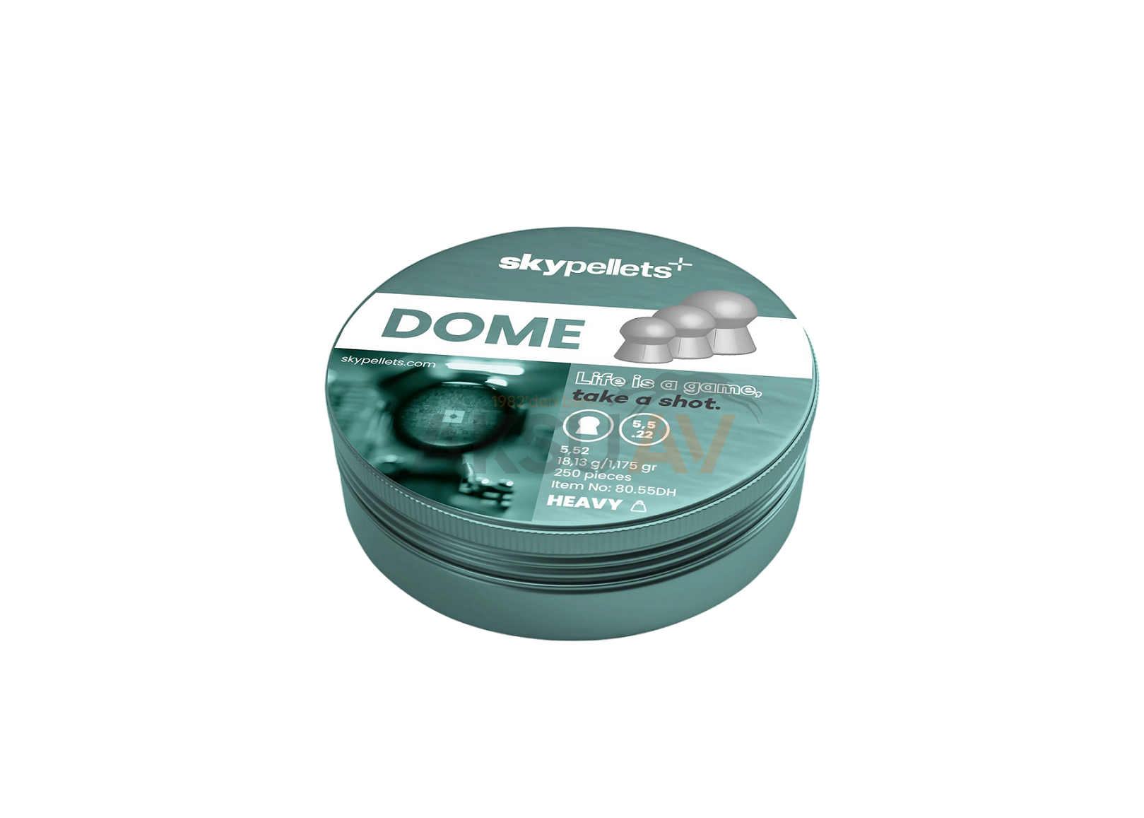 SkyPellets Dome Heavy 5.5 mm Havalı Saçma (18.13 Grain - 250 Adet)