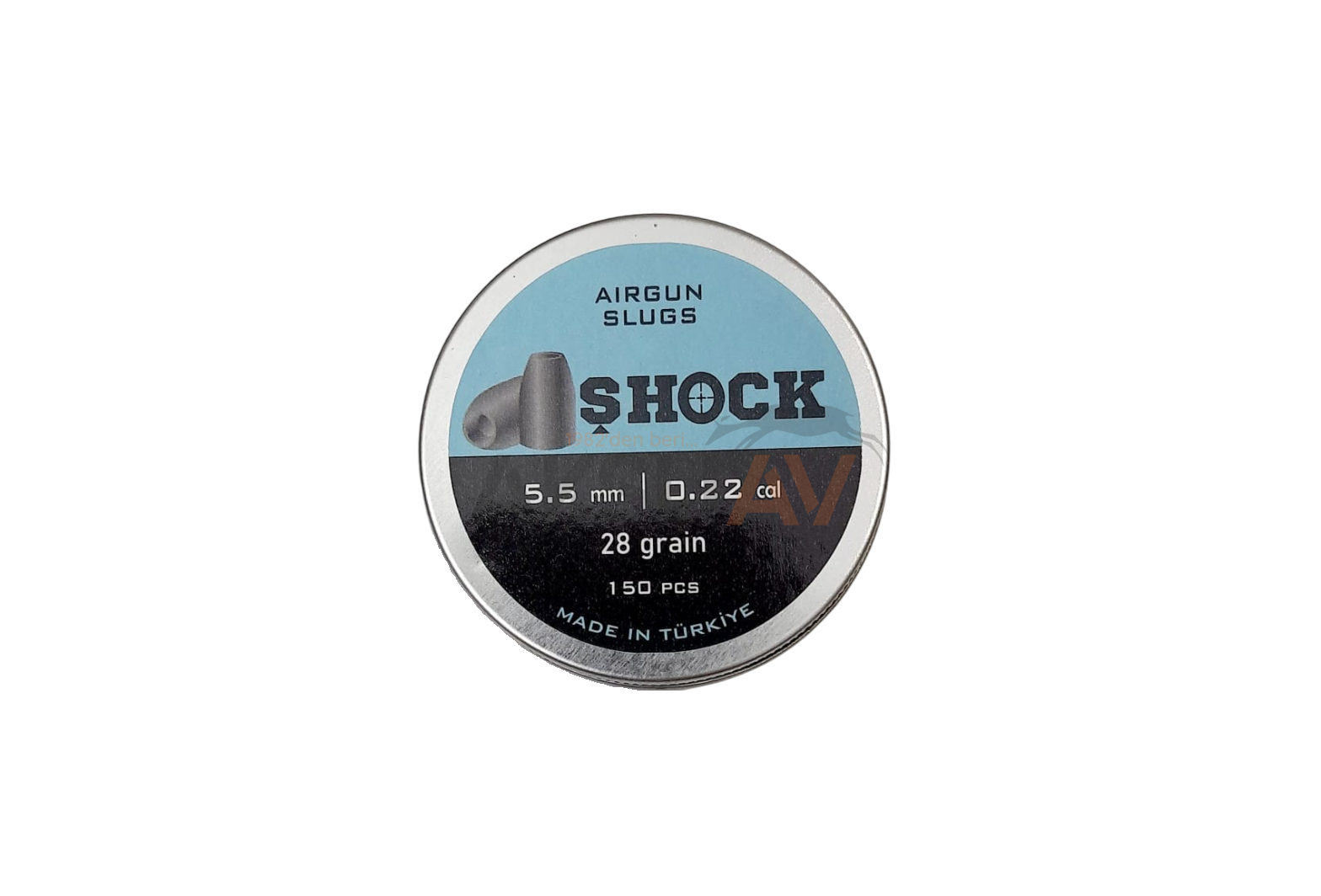 Shock Solid Bullet 5.5 mm 28 Grain Havalı Saçma (.217 cal)