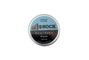 Shock Solid Bullet 5.5 mm 28 Grain Havalı Saçma (.217 cal)
