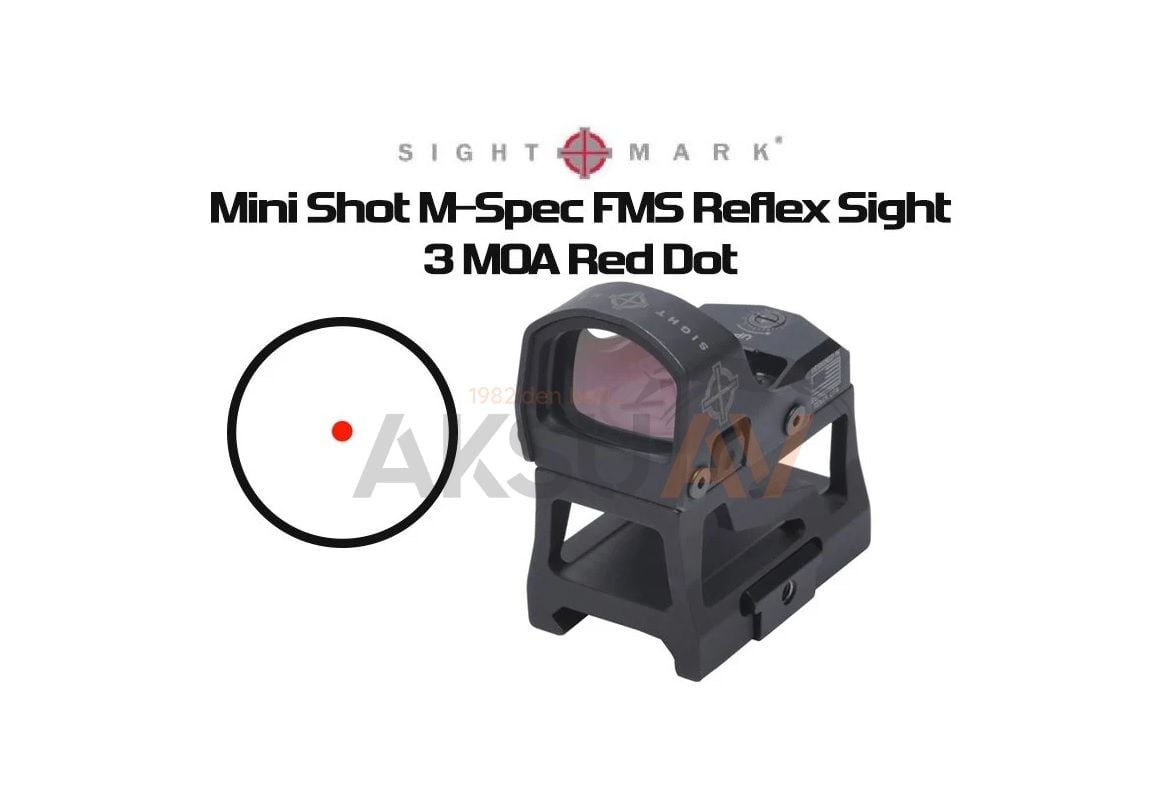 Sightmark Mini Shot M-Spec Reflex Sight Weaver Reddot (Canik TP9 SFX Uyumlu)