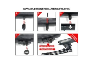 UTG Leapers BP69S Bipod Çatal Ayak