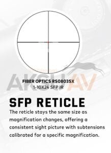 Nutrek Reaper 1-10x24 SFP IR LVPO Tüfek Dürbünü