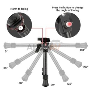 Nutrek Tacband CarbonStrike Rapidstalk Bipod (8-11'')