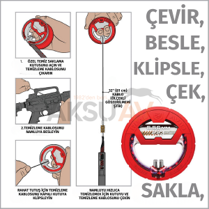 Real Avid Bore Boss® .308CAL/7.62MM/.30CAL World's Easiest Bore Cleaner Namlu Temizleyici
