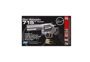 ASG Dan Wesson 715 Magnum 4 inç Silver Toplu Havalı Tabanca