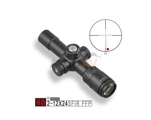 DiscoveyOpt HD 2-12x24 SFIR FFP MIL Tüfek Dürbünü