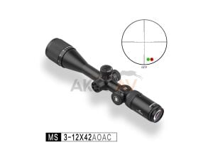 DiscoveryOpt MS 3-12x42 AOAC SFP Moa Tüfek Dürbünü