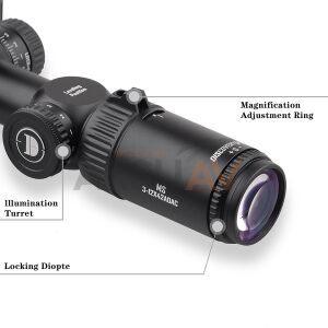 DiscoveryOpt MS 3-12x42 AOAC SFP Moa Tüfek Dürbünü