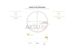 DiscoveryOpt MS 3-12x42 AOAC SFP Moa Tüfek Dürbünü