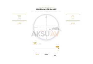 DiscoveryOpt MS 3-12x42 AOAC SFP Moa Tüfek Dürbünü