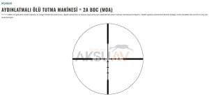 Vortex Crossfire HD 4-12x44 SFP Illuminated Dead-Hold BDC Tüfek Dürbünü (Moa)