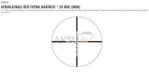 Vortex Crossfire HD 4-12x44 SFP Illuminated Dead-Hold BDC Tüfek Dürbünü (Moa)