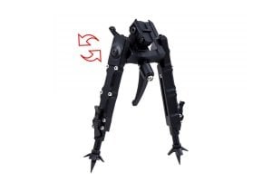 Huğlu 360 Derece Bipod Çatal Ayak (Kauçuk Ayak)
