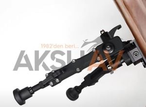 Huğlu 360 Derece Bipod Çatal Ayak (Kauçuk Ayak)