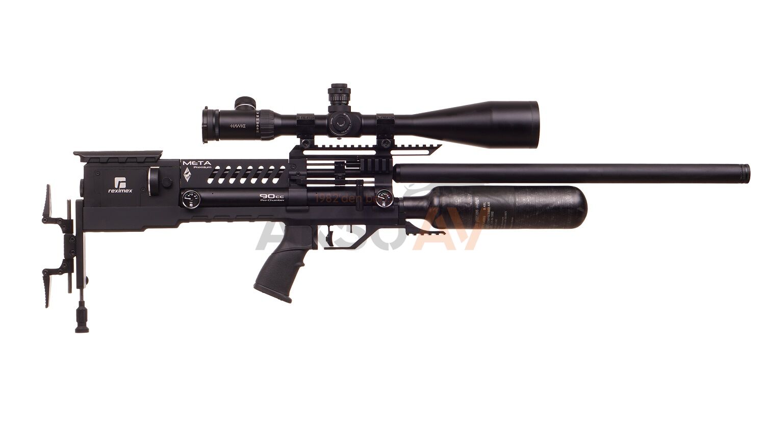 Reximex Meta Premium Siyah PCP Havalı Tüfek (70 cm Namlu)