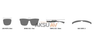 Vortex Jackal Balistik Güneş Gözlüğü (Black-Smoke)