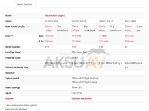 Hatsan Factor Sniper Long PCP Havalı Tüfek