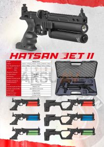 Hatsan JET II Red PCP Havalı Tabanca