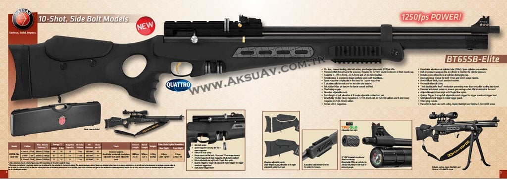 Hatsan BT65 SB Elite PCP Havalı Tüfek