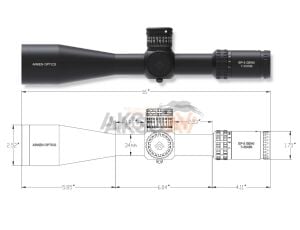 Arken Optics EP-5 GEN2 7-35x56 FFP TOR (MRAD) Tüfek Dürbünü