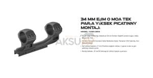 Vector Optics X-Accu Tek Parça 34 mm Ayarlanabilir Dürbün Ayağı