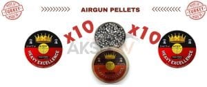 Atef Heavy Excellence 5.5 mm 18,13 Grain Havalı Tüfek Saçması (10 Kutu)