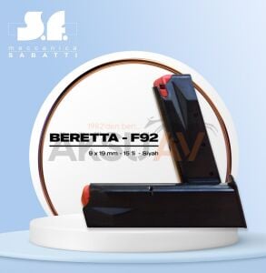Sabatti Beretta F92 Siyah Şarjör