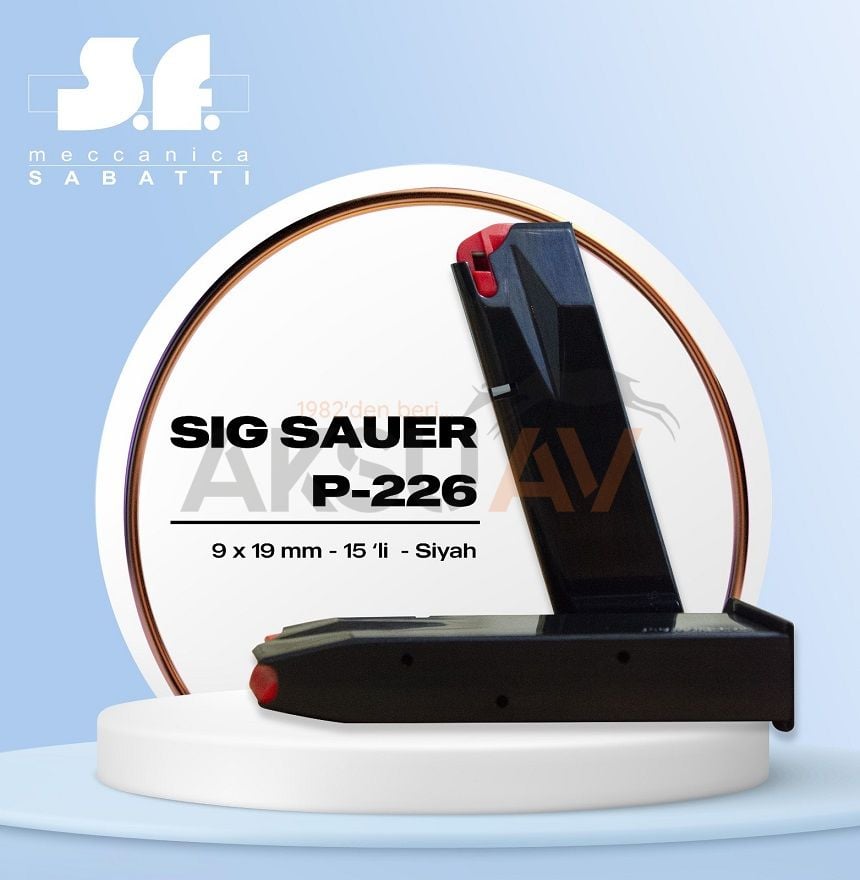Sabatti Sig Sauer P226 Siyah Şarjör