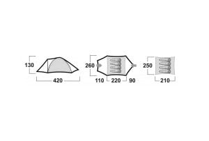 Husky Baron 4 Kişilik Çadır (4 Mevsim)