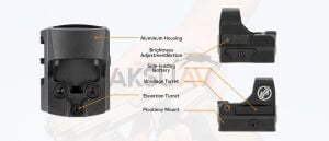 Nutrek Optics XEED G2 1x22x17 Aspherical Lens Red Dot Sight