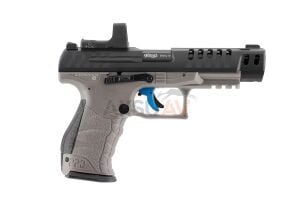 Umarex Walther Q5 Match Combo 5'' Set Tungsten Gray Blowback Havalı Tabanca