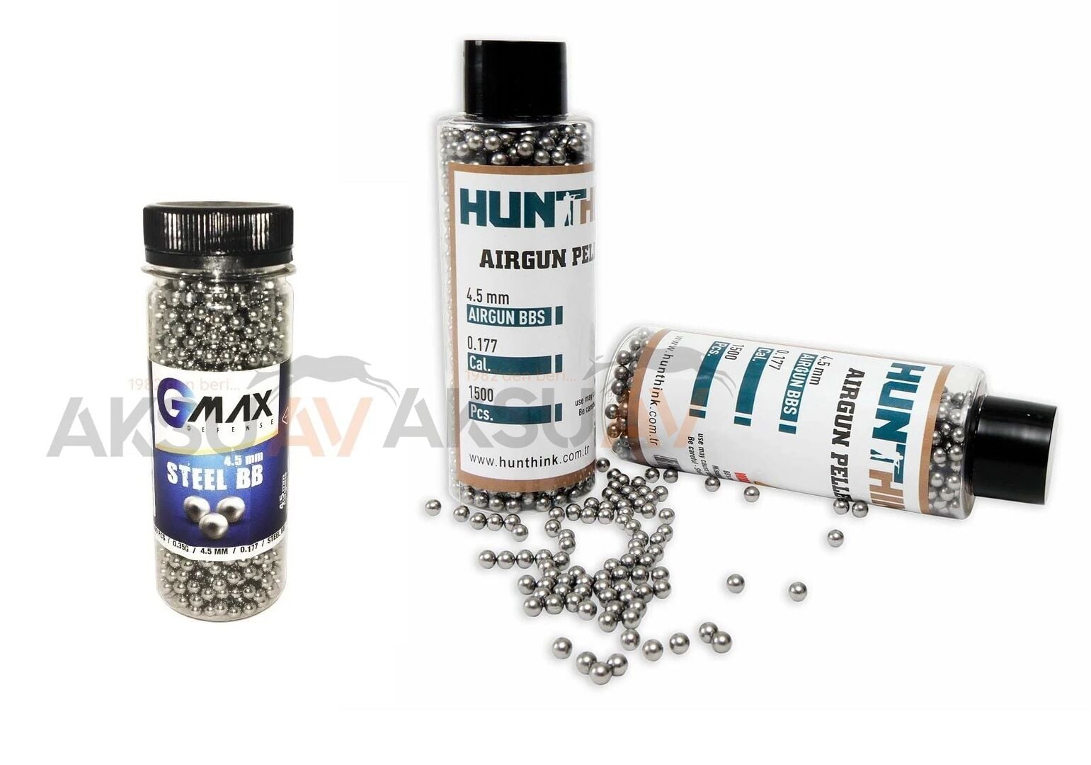 Havalı Tabanca Çelik Bilye, 4500 Adet 4.5 mm Çelik BBs