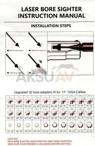 Vormex Sıfırlama Lazer Seti (Multi-Cal BoreSight - Tüm Kalibre)