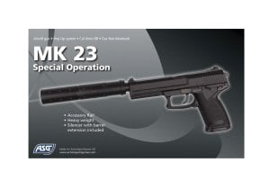 ASG MK23 Socom Özel Operasyon Airsoft Havalı Tabanca