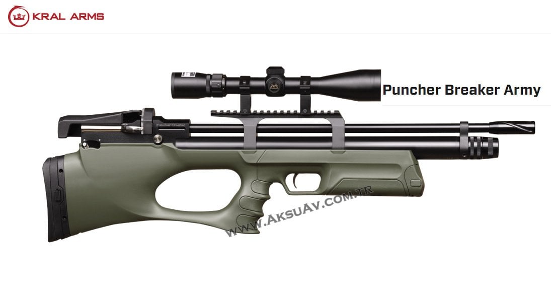 Kral Puncher Breaker Army Bullpup PCP Havalı Tüfek