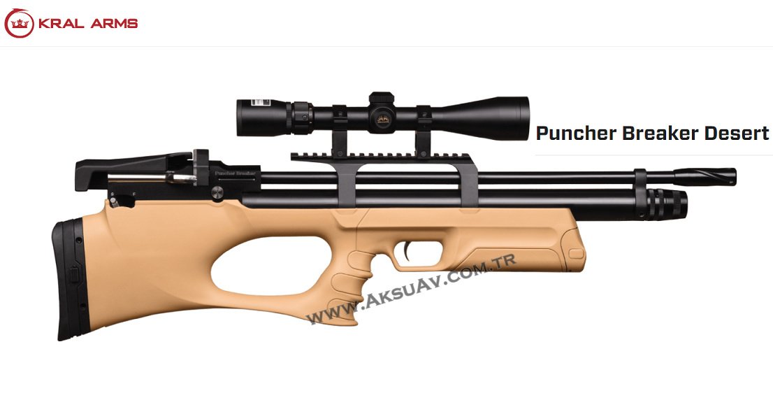Kral Puncher Breaker Desert Bullpup PCP Havalı Tüfek