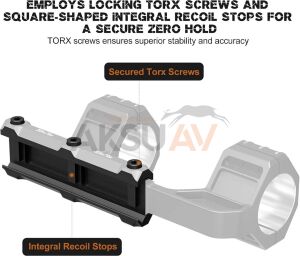 DiscoveryOpt 30 mm Heavy Duty Cantilever Montaj 20 Moa Açılı Dürbün Ayağı