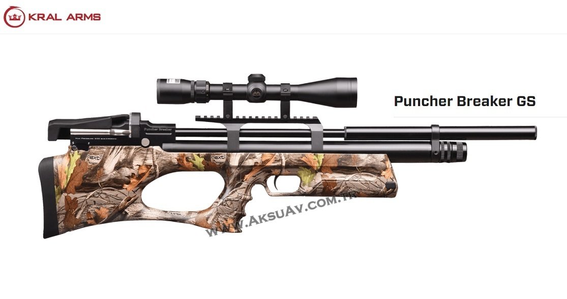 Kral Puncher Breaker Camo Silent Bullpup PCP Havalı Tüfek
