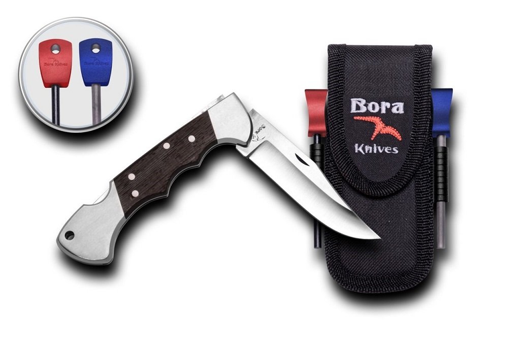 Bora Bıçak, M-211 WPS Ergonomik Sivri Uçlu Wenge Saplı Çakı