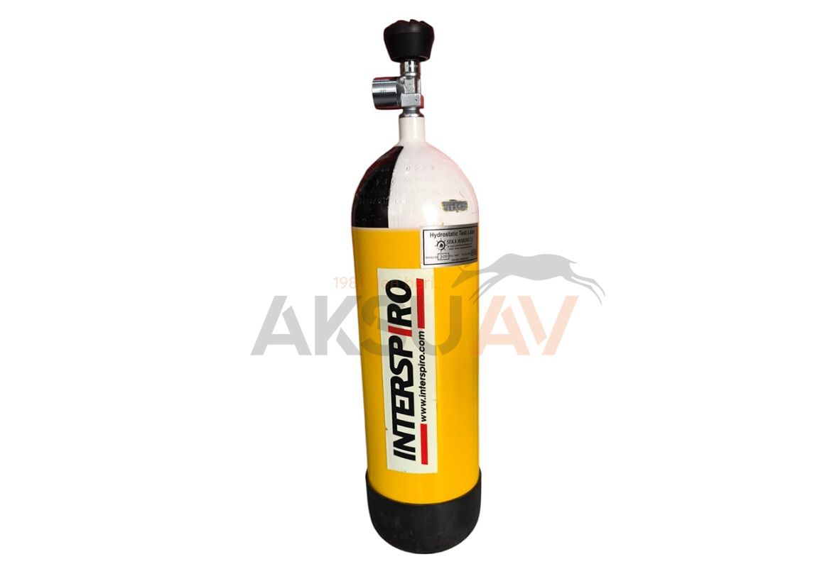 InterSpiro 6 Litre 300 Bar Çelik Scuba Tüp (2.EL)