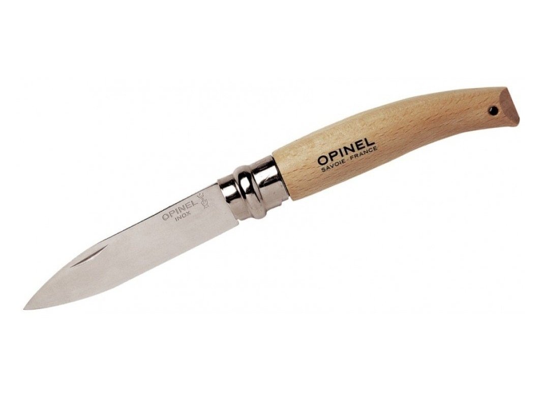 Opinel Inox Kayın Saplı 8 No Bağ Çakısı