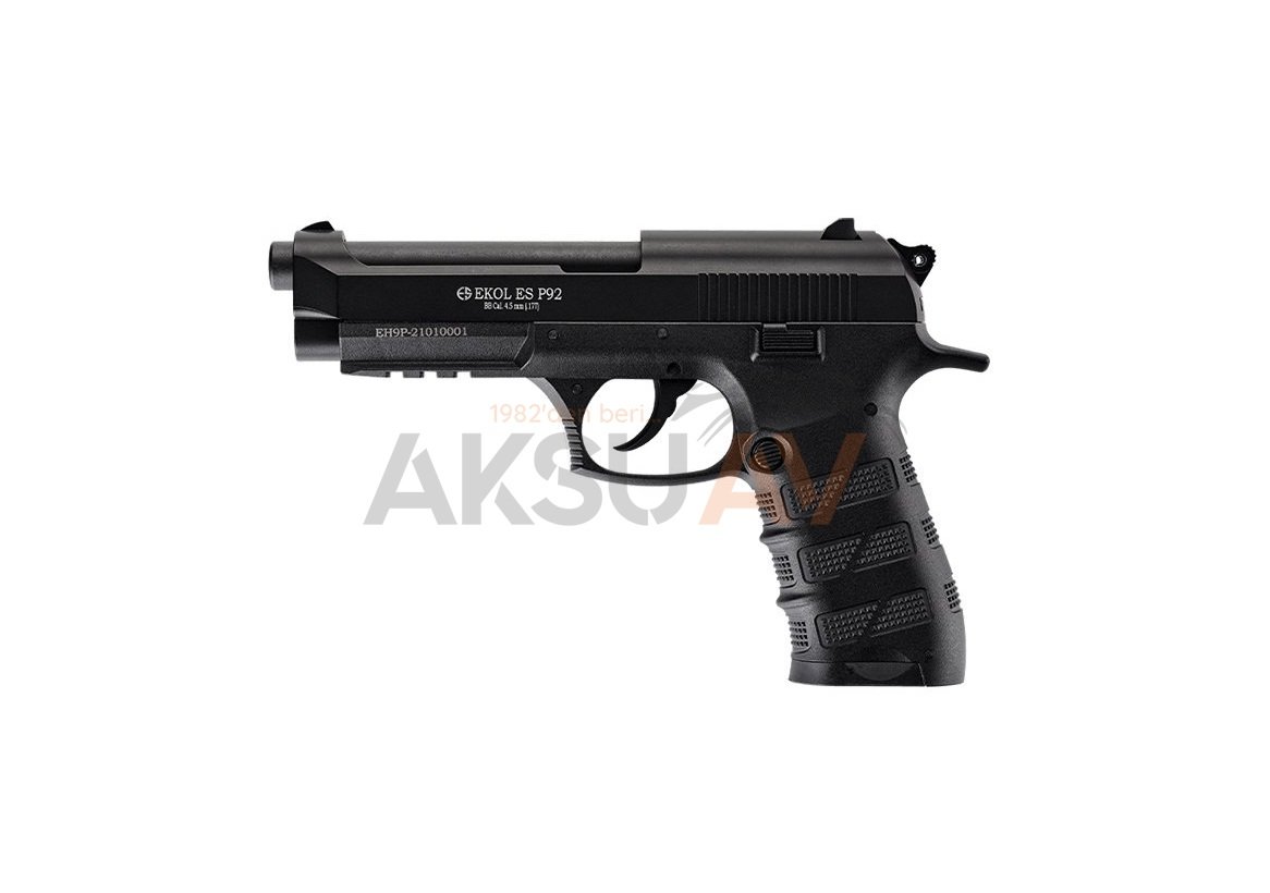 Ekol ES P92 Siyah Havalı Tabanca (Yeni Beratta Versiyon)