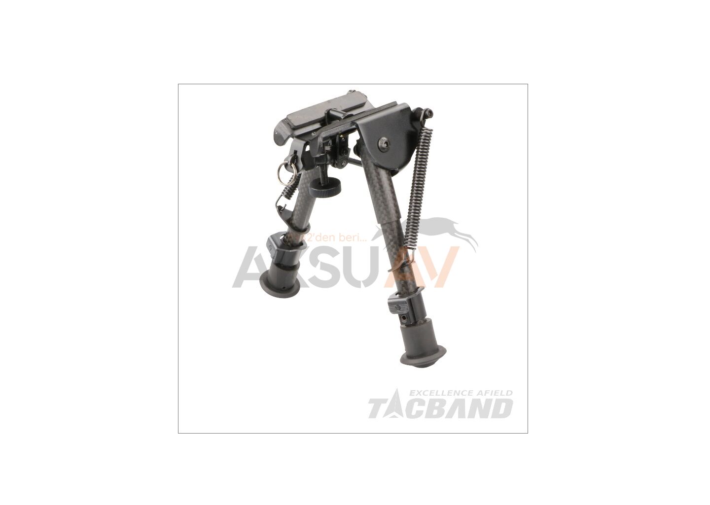 Nutrek Tacband Carbon Fiber Bipod (6-9'')