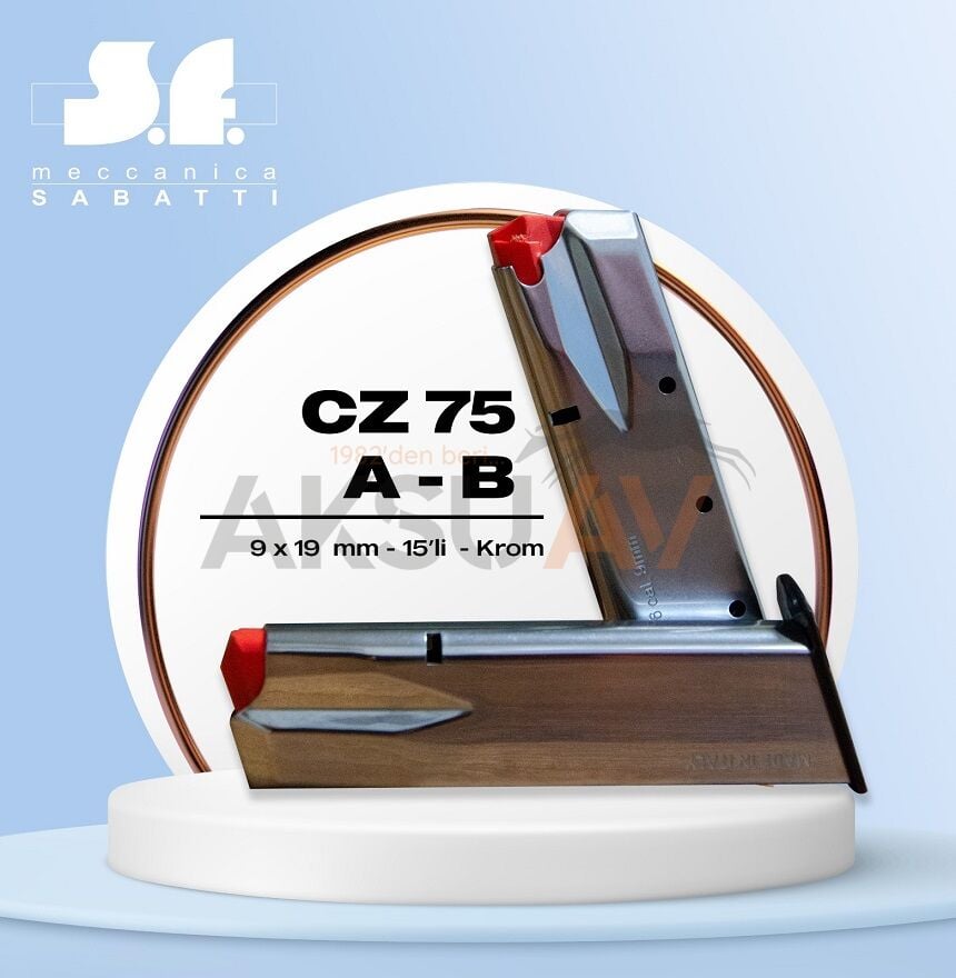 Sabatti CZ75 Krom Şarjör
