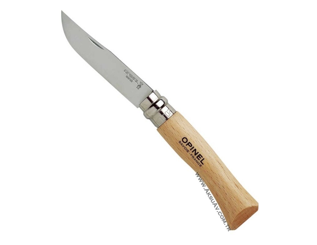 Opinel Inox Kayın Saplı 7 No Çakı