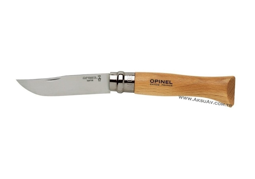 Opinel Inox Kayın Saplı 8 No Çakı