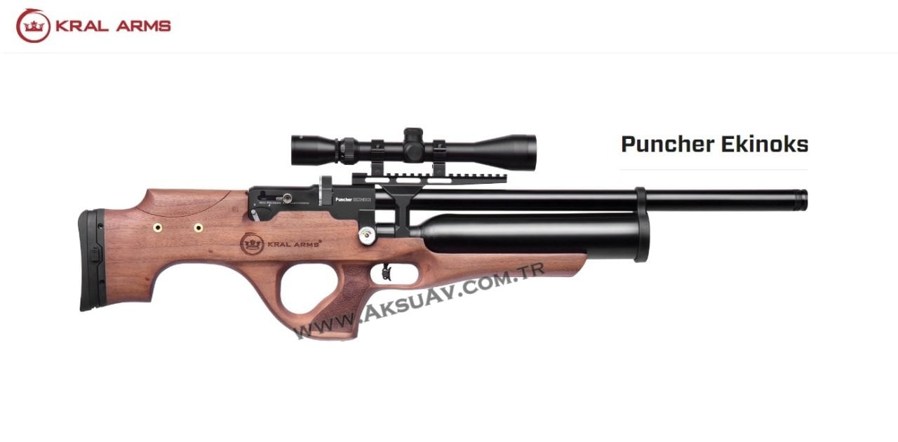 Kral Puncher EKINOKS W Yarı Otomatik PCP Havalı Tüfek