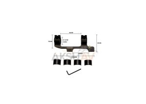 Swampdeer CT Tek Parça Su Terazili 22 mm Dürbün Montaj Ayağı (25,4-30mm)