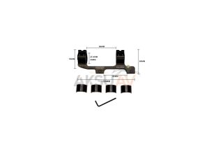Swampdeer CT Tek Parça Su Terazili 22 mm Dürbün Montaj Ayağı (25,4-30mm)